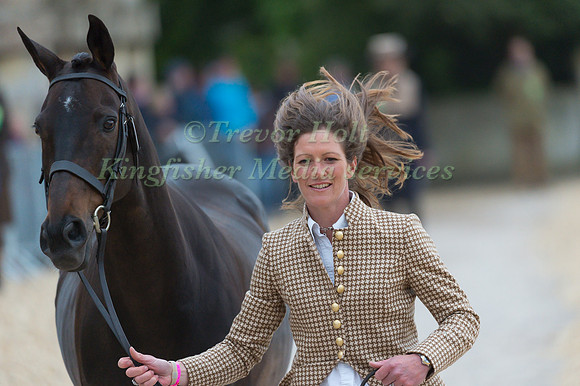 Beanie Sturgis (GBR) and Lebowski at the first Horse Inspection of the 2017 Mitsubishi Motors Badminton Horse Trials