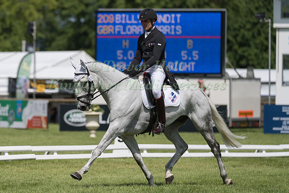 PAUL  TAPNER (AUS) AND BONZA KING OF ROUGES TAKING PART IN THE DRESSAGE PHASE OF THE  CCI THREE STAR COMPETITION AT THE 2017 EQUI-TREK BRAMHAM INTERNATIONAL HORSE TRIALS