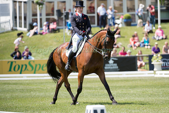 Kristina Cook (GBR) riding De Novo News