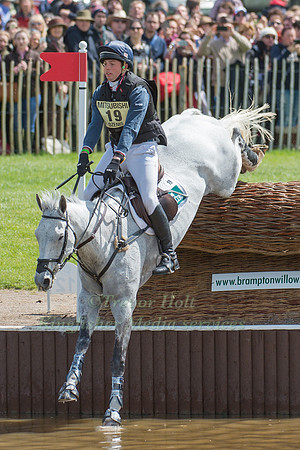 Harry Dzenis (GBR) riding Xam
