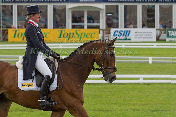 NICOLA WILSON (GBR) AND KINGS ADVOCATE II TAKING PART IN THE DRESSAGE PHASE OF THE  CIC THREE STAR COMPETITION AT THE 2017 EQUI-TREK BRAMHAM INTERNATIONAL HORSE TRIALS
