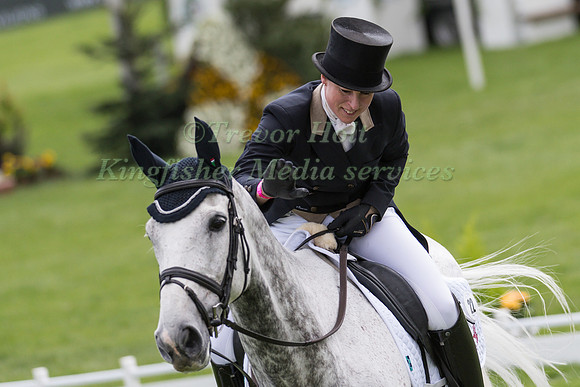 Nicky Roncoroni (GBR) riding Stonedge in the Dressage phase  of  the 2017 Mitsubishi Motors  Badminton Horse Trials