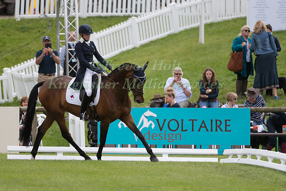 FRANKY REID-WARRILOW (GBR) AND DOLLEY WHISPER TAKING PART IN THE DRESSAGE PHASE OF THE  CIC THREE STAR COMPETITION AT THE 2017 EQUI-TREK BRAMHAM INTERNATIONAL HORSE TRIALS