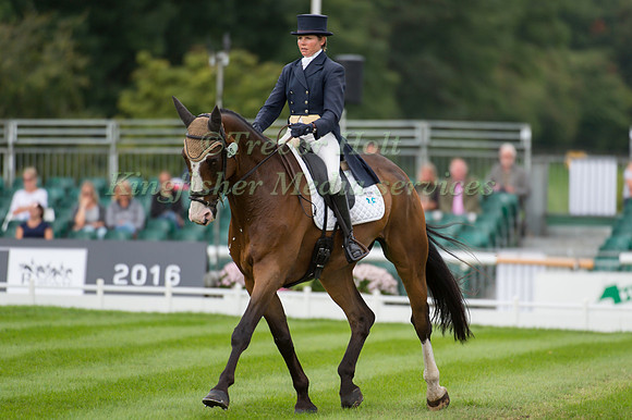LOUISE HARWOOD (GBR) RIDING MR POTTS