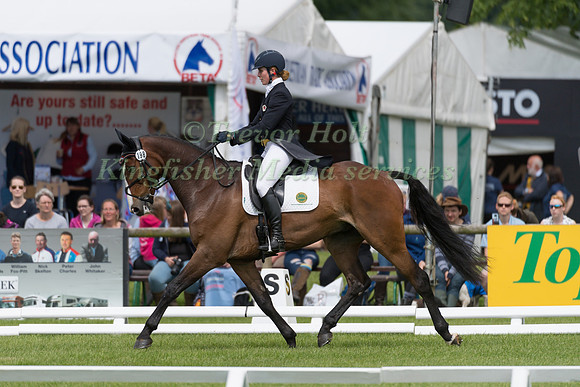 LYDIA HANNON (GBR) AND TIERRO TAKING PART IN THE DRESSAGE PHASE OF THE  CIC THREE STAR COMPETITION AT THE 2017 EQUI-TREK BRAMHAM INTERNATIONAL HORSE TRIALS