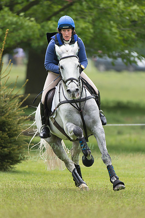 Katie  Burton (GBR) riding  Cornish Daybreak