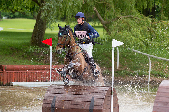 CHRISTOFFER FORSBERG (SWE) RIDING BANDIT KING TAKING PART IN THE CROSS COUNTRY PHASE OF THE CICO THREE STAR AT THE 2017 HOUGHTON INTERNATIONAL HORSE TRIALS