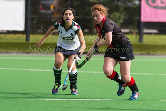 Lucy McNaught of Bowdon Hightown and Stephanie Addison of Surbit