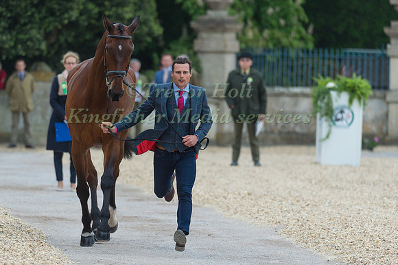 Alexander Bragg (GBR) and Zagreb at the Final  Horse Inspection of the 2017 Mitsubishi Motors Badminton Horse Trials