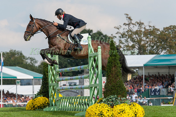 Izzy Taylor (GBR) riding KBIS Briarlands Matilda taking part in the Show Jumping Phase
