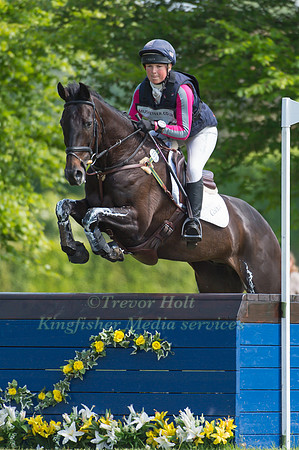 Emily  Parker (GBR) riding  Howick Freedom