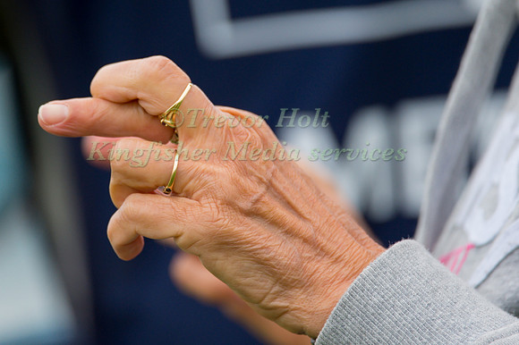 Spectator at dressage