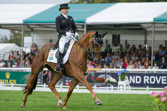 Marilyn Little (USA) riding RF Demeter competing in the dressage test