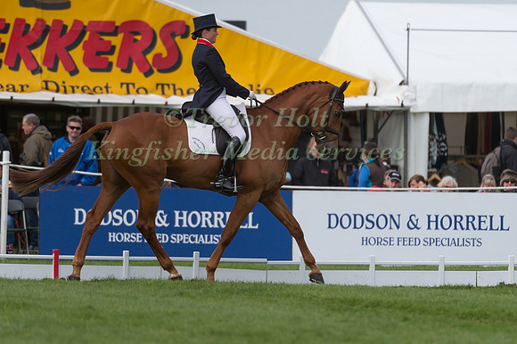 PIGGY FRENCH (GBR) RIDING  QUARRYCREST ECHO COMPETING IN THE  DRESSAGE PHASE OF THE  CIC THREE STAR EVENT RIDERS MASTERS  COMPETITION AT THE  2017 DODSON AND HORRELL  CHATSWORTH INTERNATIONAL HORSE TR