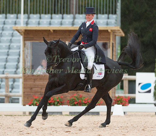 Nicola Wilson (GBR) riding Annie Clover