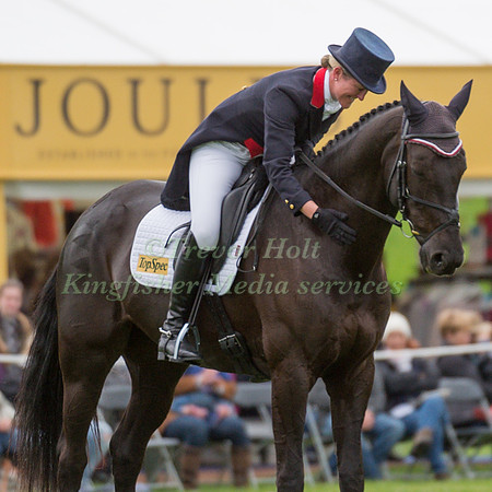 NICOLA WILSON (GBR) RIDING  BULANA COMPETING IN THE DRESSAGE PHASE OF THE  CIC THREE STAR EVENT RIDERS MASTERS  COMPETITION AT THE  2017 DODSON AND HORRELL  CHATSWORTH INTERNATIONAL HORSE TRIAL.