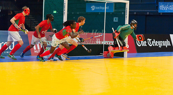 Canterbury defend a penalty corner