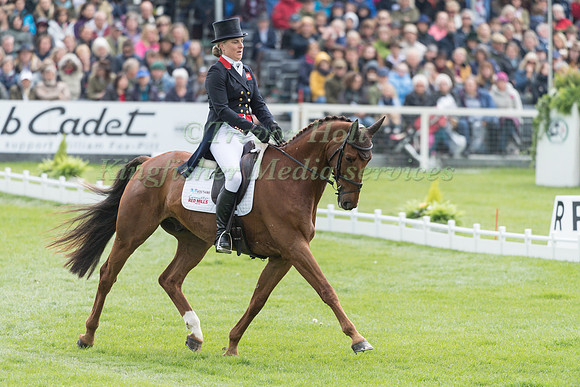 Kristina Cook (GBR) and  Billy The Red