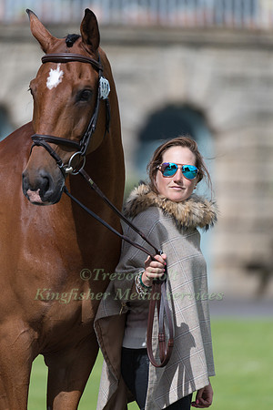 LAURA COLLETT (GBR) AND MR BASS AT THE EQUI-TREK CCI *** FINAL HORSE INSPECTION OF THE 2017 BRAMHAM INTERNATIONAL HORSE TRIALS B