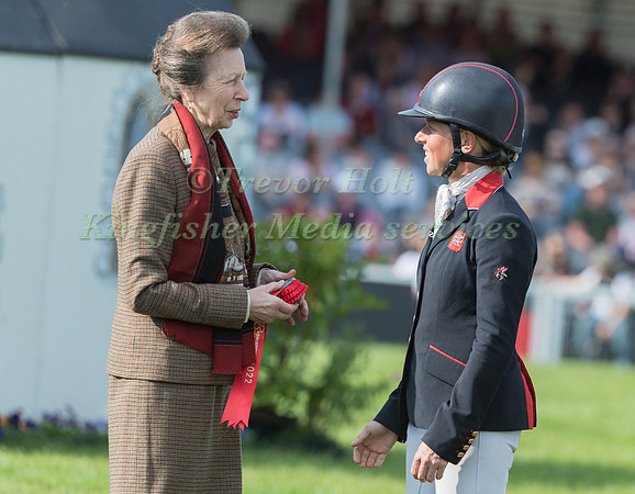 Ros Canter with the Princess Royal