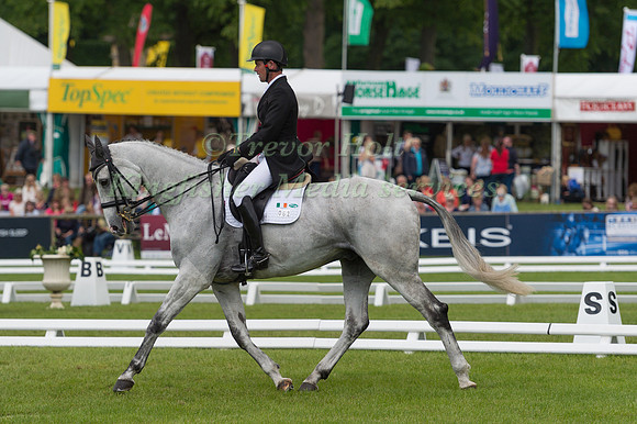 JOSEPH  MURPHY (IRL) AND FERNHILL FRANKIE TAKING PART IN THE DRESSAGE PHASE OF THE  CCI THREE STAR COMPETITION AT THE 2017 EQUI-TREK BRAMHAM INTERNATIONAL HORSE TRIALS