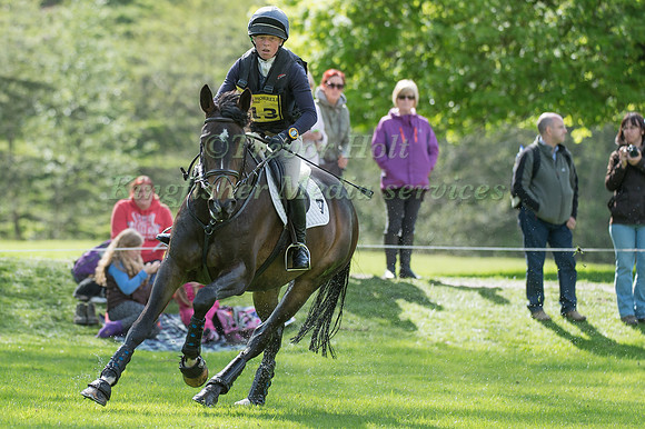 Rosalind Canter riding  PENCOS CROWN JEWEL