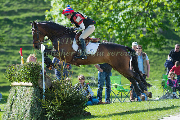 Claire Fielding riding  JENGA (HC)