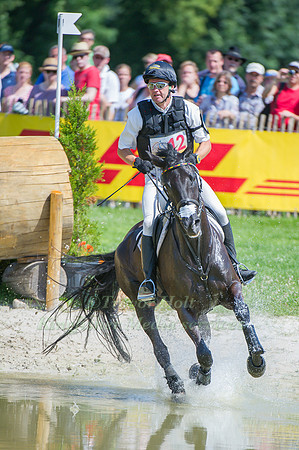 Andreas Dibowski riding FRH Butts Avedon  cross country
