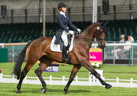 Dee Hankey (GBR) and  Chequers Playboy