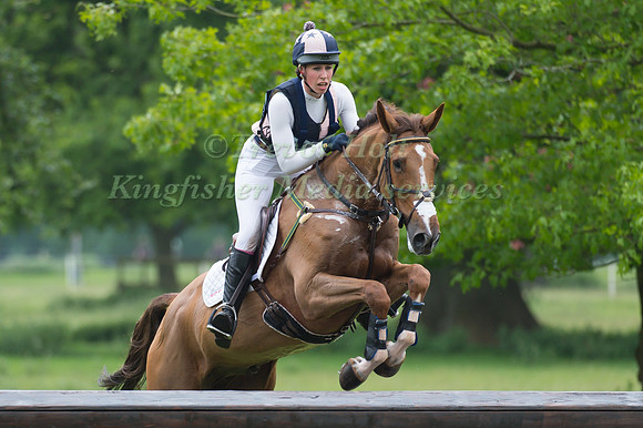 Caroline  March (GBR) riding  Barrichello