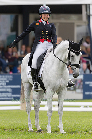 GEMMA TATTERSALL (GBR) AND QUICKLOOK V TAKING PART IN THE DRESSAGE PHASE OF THE  CCI THREE STAR COMPETITION AT THE 2017 EQUI-TREK BRAMHAM INTERNATIONAL HORSE TRIALS