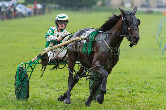 victoria C Gill driving Brywins Magician