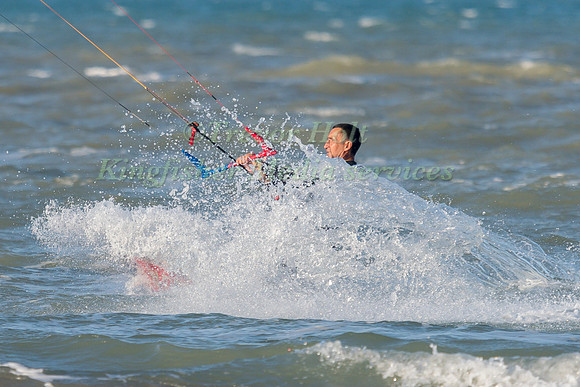 Kite Surfing at the Ile De Rey