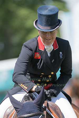 PIPPA FUNNELL (GBR) AND SANDMAN 7 TAKING PART IN THE DRESSAGE PHASE OF THE  CCI THREE STAR COMPETITION AT THE 2017 EQUI-TREK BRAMHAM INTERNATIONAL HORSE TRIALS