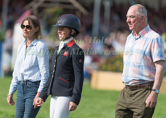 Ros Canter with owners Michelle and Archie Saul