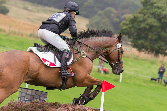 Jasmin Gambirasio of Switzerland riding Thats It