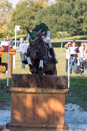 Katie O' Sullivan (IRL riding Cooley Blue Flame