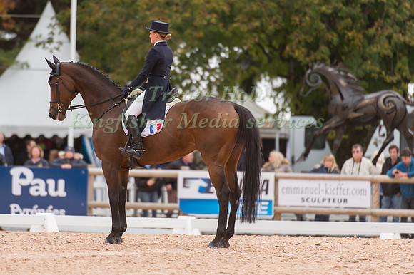 Caroline Chadelat  of France riding Kadessia
