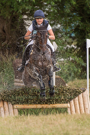 Lizzie  Brown (NZL) riding Princeton II