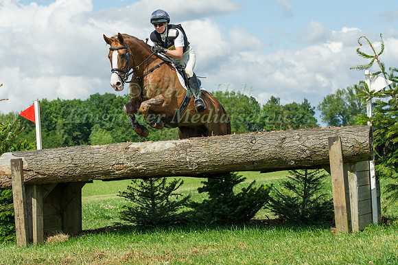 Jeanette Brakewell  riding North Astor Rossco