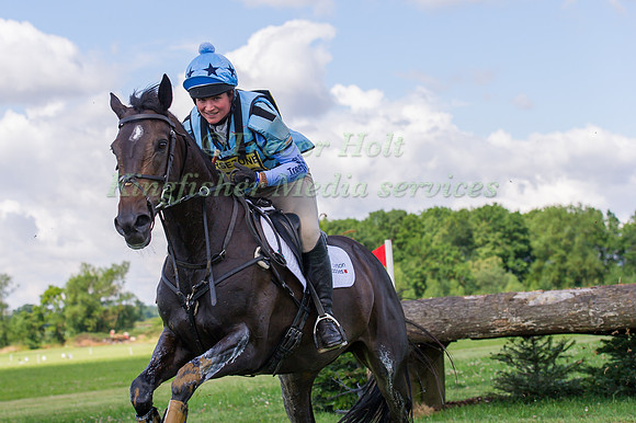 Alice Pearson  riding Samba