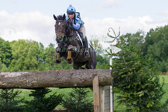 Alice Pearson  riding Samba