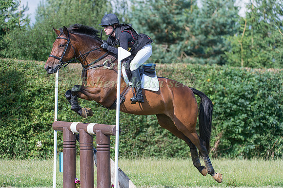 Leahona  Rowland (CAN) riding Glencento