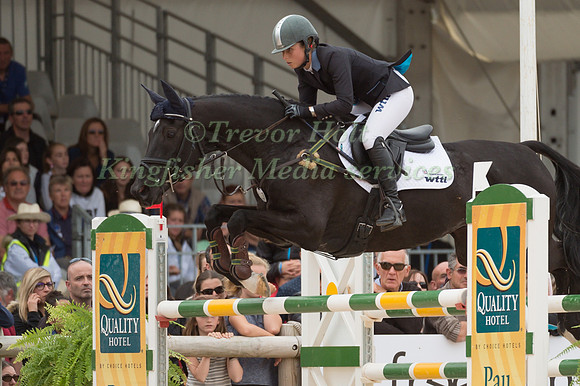 Kirsty Johnston (GBR) riding Opposition Detective