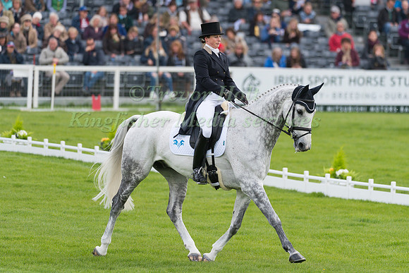 Nicky Roncoroni (GBR) riding Stonedge in the Dressage phase  of  the 2017 Mitsubishi Motors  Badminton Horse Trials