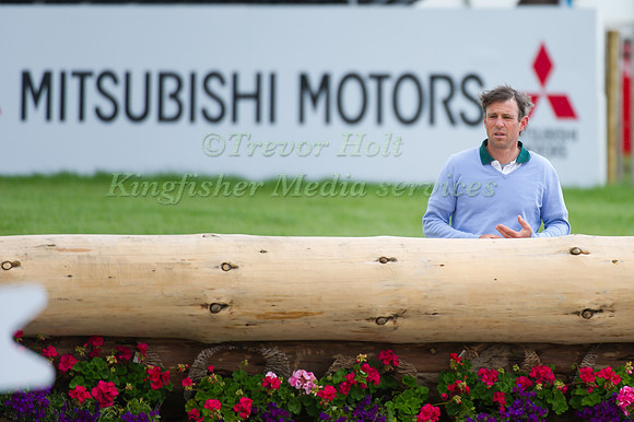 Sam Griffiths Walking the course