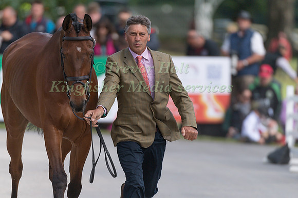 ANDREW  NICHOLSON (NZL) AND BYRNESGROVE FIRST DIAMOND AT THE EQUI-TREK CCI *** FINAL HORSE INSPECTION OF THE 2017 BRAMHAM INTERNATIONAL HORSE TRIALS