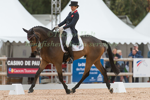 Sara Bullimore of Great Britain riding Reve Du Rouet