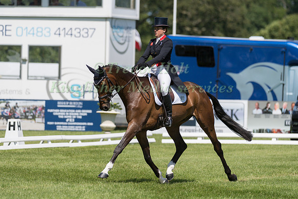 PIPPA FUNNELL (GBR) AND SANDMAN 7 TAKING PART IN THE DRESSAGE PHASE OF THE  CCI THREE STAR COMPETITION AT THE 2017 EQUI-TREK BRAMHAM INTERNATIONAL HORSE TRIALS
