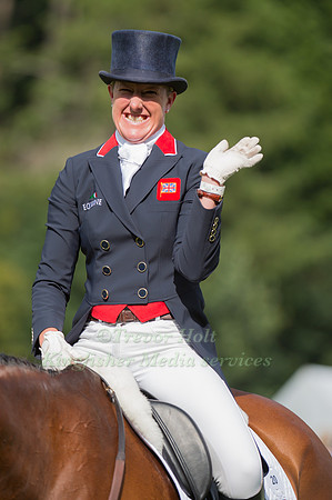 Nicola Wilson of Great Britain riding One Two Many
